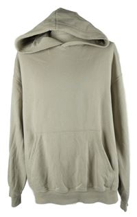 Pánská béžová mikina s kapucí H&M