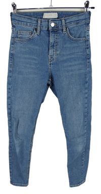 Dámské světlemodré skinny rifle Topshop 