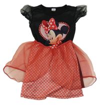 Kostým- černo-červené aty s Minnie a puntíky