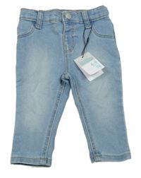 Nové - Světlemodré skinny rifle Primark