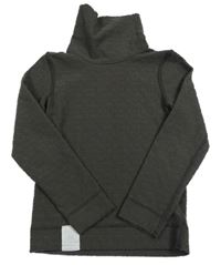 Antracitový vzorovaná fleecový funčkní rolák wedze