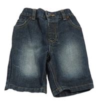 Tmavomodré riflové kraťasy George