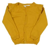 Okrovo-zlatý propínací svetr Primark