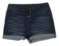 Tmavomodré riflové kraťasy Page one young