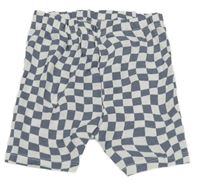 Modro-bílé kostkované kraťasy Primark
