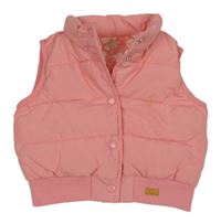 Růžová šusťáková zateplená vesta Matalan