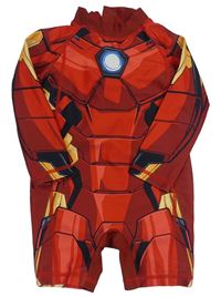 Červeno-žlutý plavecký overal - Iron Man Next