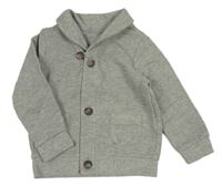 Šedá propínací mikina se stojáčkem Joe Fresh 