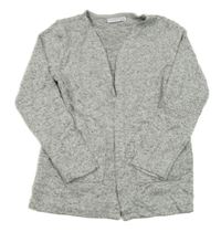 Šedý melírovaný svetrový cardigan Name it