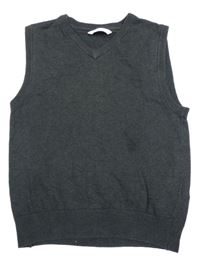 Šedá svetrová vesta M&S