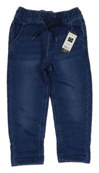 Nové - Tmavomodré teplákové rifle St. Bernard 