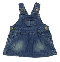 Modré riflové šaty Mothercare