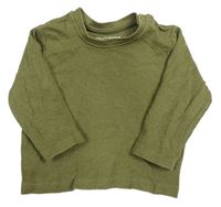 Khaki žebrované mikinotriko PRIMARK