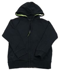 Černá propínací mikina s kapucí Matalan