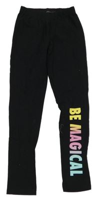 Černé legíny s nápisem bpc