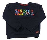 Tmavomodrá mikina s 3D logem s Avengers Primark
