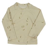 Béžové UV triko s banány