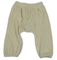 Béžové sametové tepláky