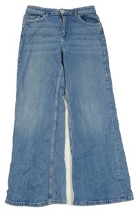 Modré baggy rifle H&M