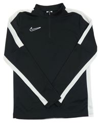 Černá sportovní funkční mikina s logem Nike
