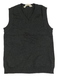 Tmavošedá svetrová vesta H&M