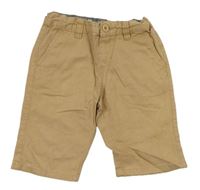 Béžové plátěné chino kraťasy Denim Co.