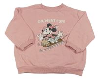 Světlerůžová mikina s Minnie H&M