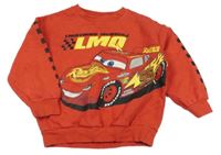 Červená mikina s Cars Disney