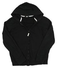 Černá propínací mikina s kapucí George