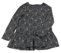 Tmavošedé vzorované šaty s Pudsey George