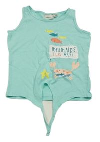 Mintový top s rybkami Impidimpi