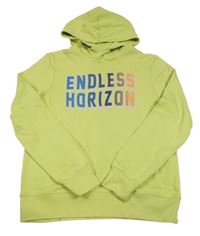 Zelená mikina s nápisem Tom Tailor