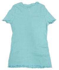 Světlemodré žebrované tričko Primark