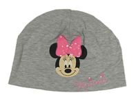 Šedá čepice s Minnie 