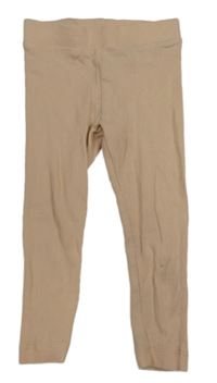 Pudrové žebrované legíny Primark