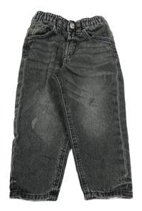 Tmavošedé rifle s prošoupáním Zara