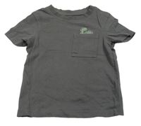 Antracitové tričko s dinem George