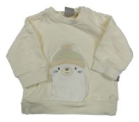 Smetanová mikina s tuleněm 