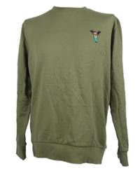 Pánská khaki mikina se sobem zn. Lindbergh 