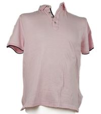 Pánské světlerůžové vzorované polo tričko Ted Baker 