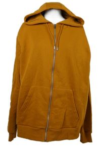 Pánská medová propínací mikina s kapucí Primark 