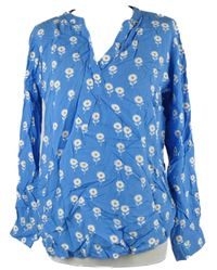 Dámská světlemodrá kytičkovaná halenka Rydale 