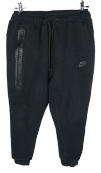 Pánské černé tech fleece tepláky Nike 