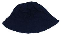 Tmavomodrý riflový klobouk Tu vel.116-134