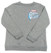 Šedá melírovaná mikina - Marvel zn. Primark