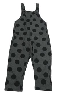 Šedé puntíkaté lehké laclové tepláky H&M