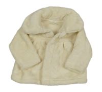 Smetanová chlupatá bunda LC Waikiki