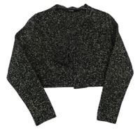 Černo - zlaté třpytivé svetrové bolerko George