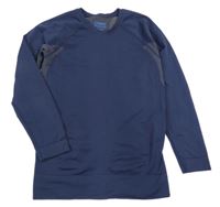 Tmavomodré funkční triko Tchibo