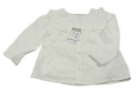 Nové - Bílá kostkovaná halenka Primark